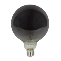 LED-lamp E27 1800K 4W 150lm 230V 360 ° FILAMENT G125 DIM Grafietglas PRIME