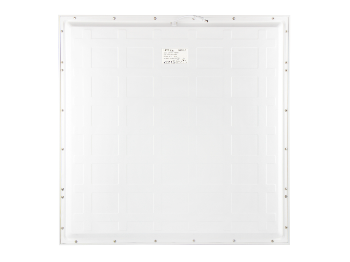 Backlit Paneel 4000K 40W 4800lm IP20 60x60cm wit PRIME DALI