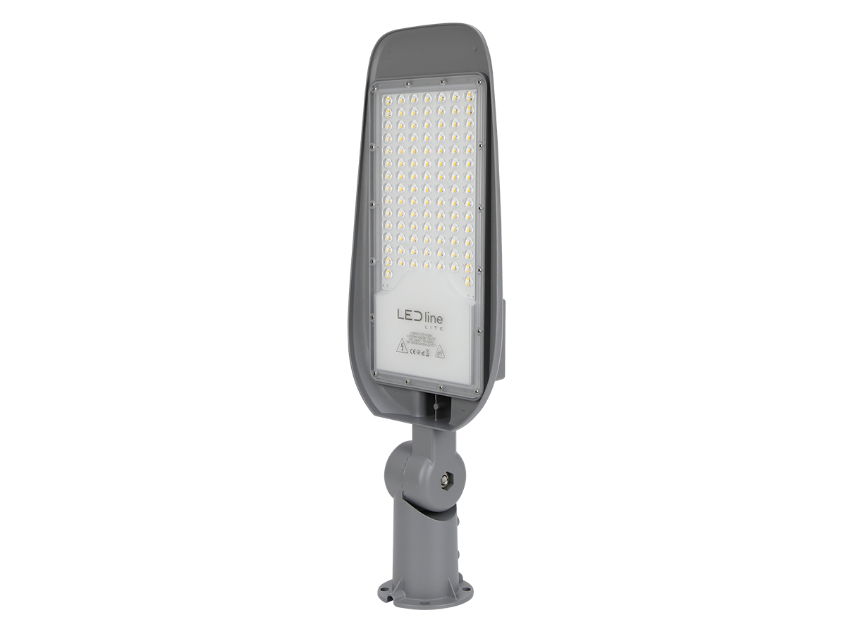 Wegverlichting Armatuur STREETLITE 4000K 100W 10000lm IP65 grijs LITE