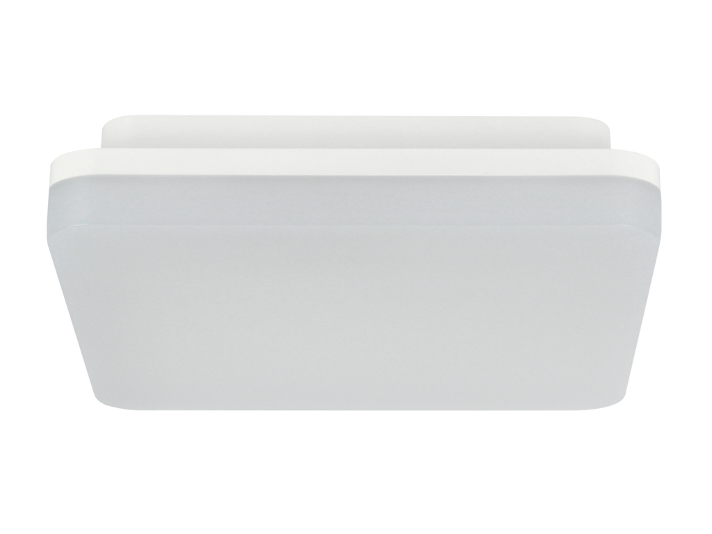 Plafonlamp ACTON 3000K 18W 1900lm vierkant IP54 wit PRIME