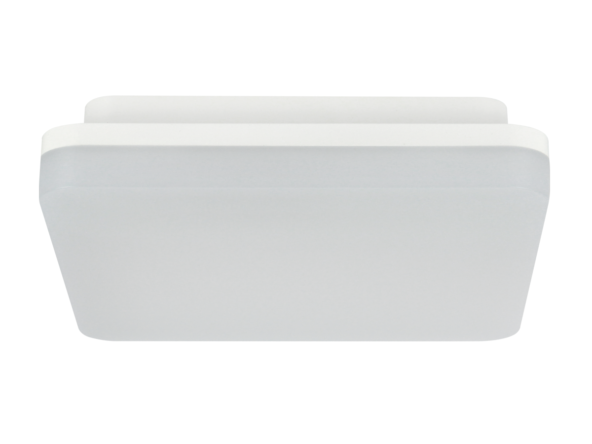 Plafonlamp ACTON 4000K 18W 2000lm vierkant IP54 wit PRIME
