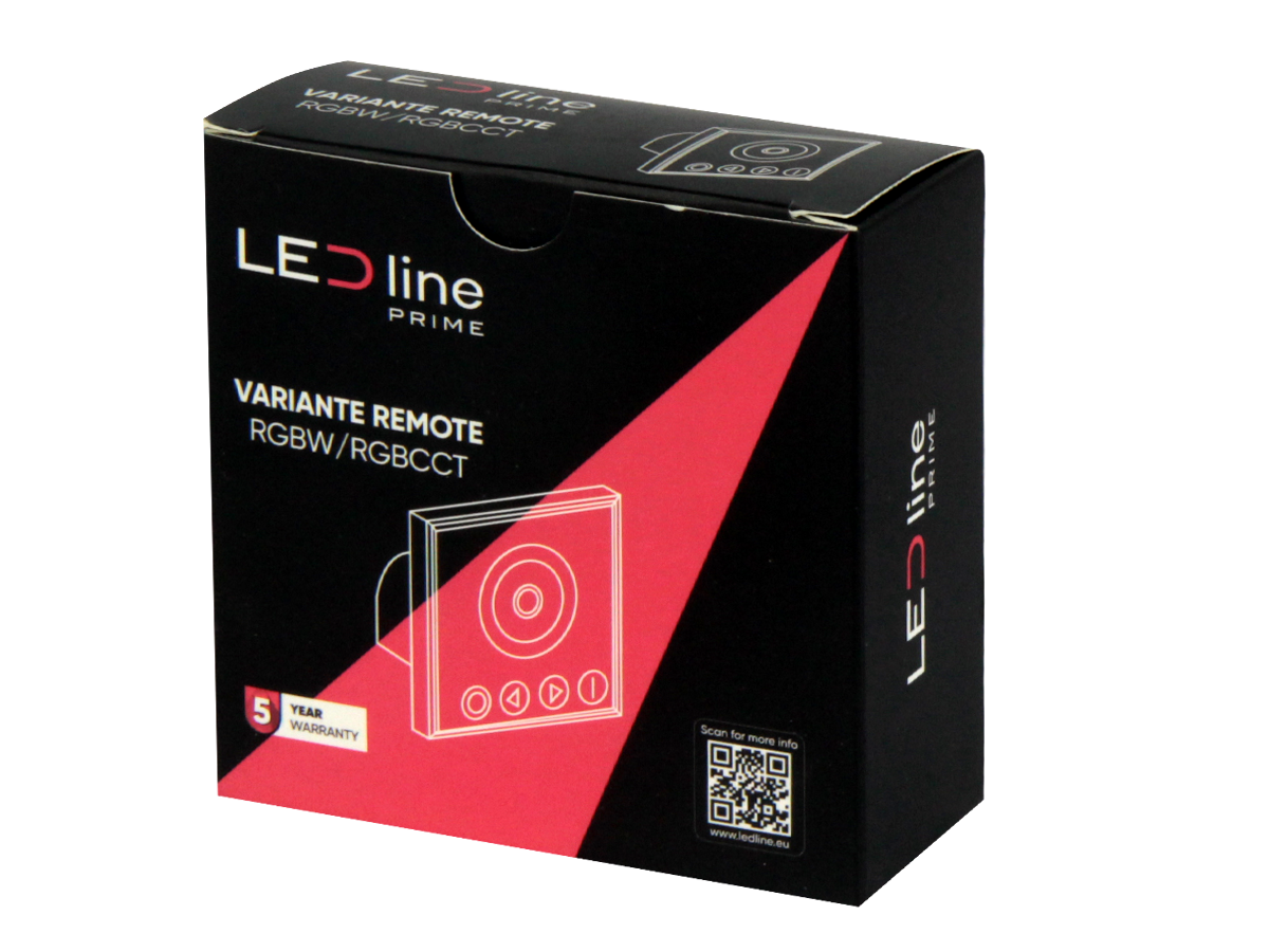 Wandzender RF voor VARIANTE RGBW/RGBCCT PRIME controller
