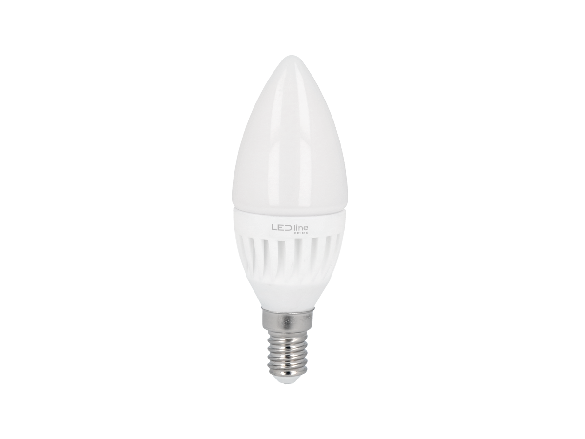 LED-lamp E14 2700K 5W 700lm 230V 220 ° C37 Keramiek PRIME