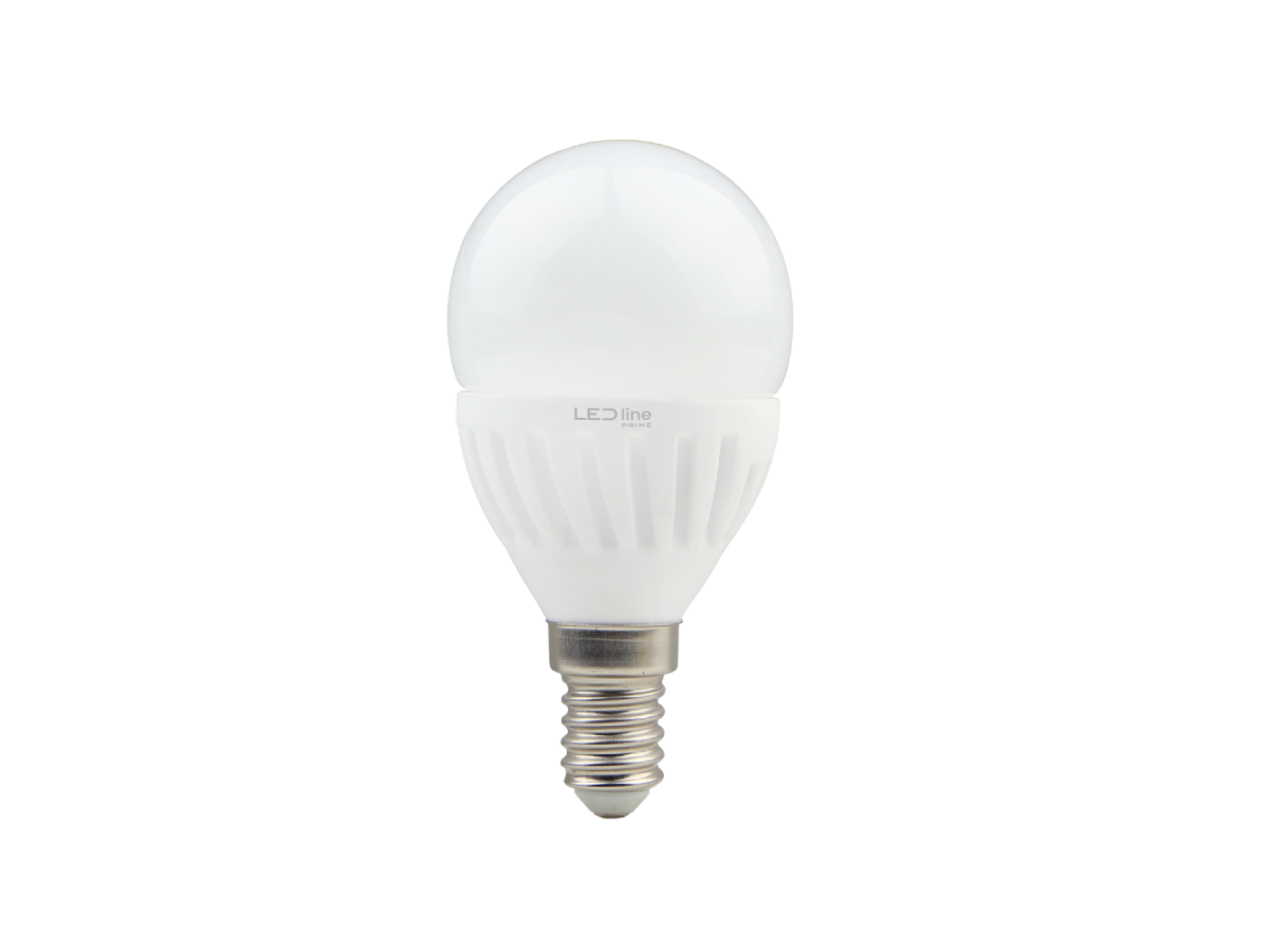 LED-lamp E14 4000K 7W 1000lm 230V 220 ° G45 Keramiek PRIME