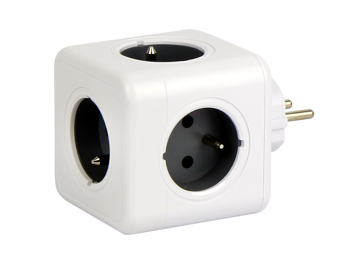 CUBE 5 stopcontacten 16A/3680W Schuko AURA-lijn