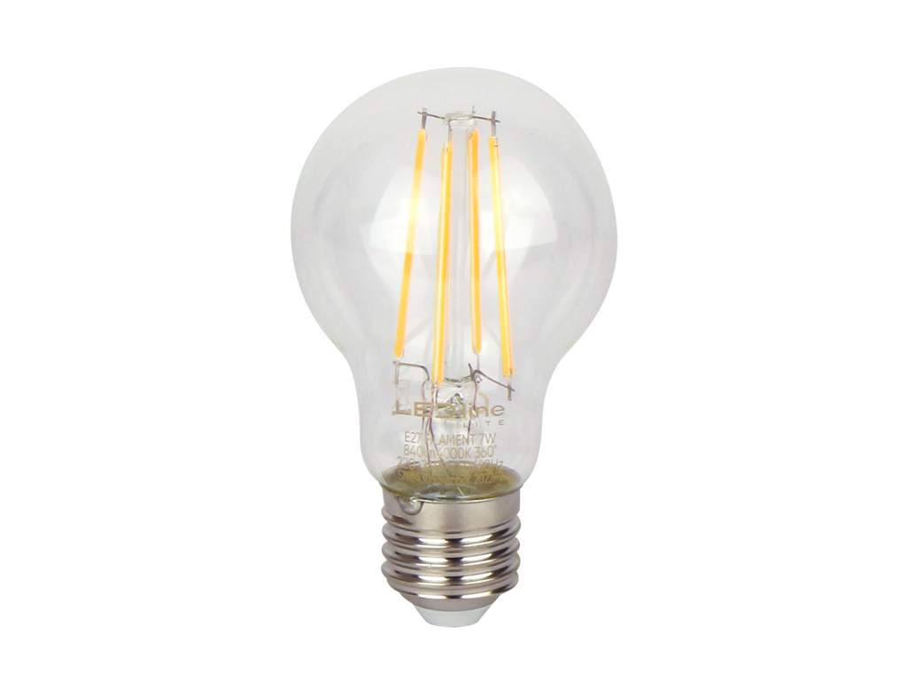 LED-lamp E27 4000K 7W 840lm 230V 360° FILAMENT A60 Glas LITE