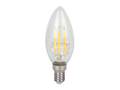 LED-lamp E14 2700K 5W 600lm 230V 360 ° FILAMENT C35 DIM Glass LITE