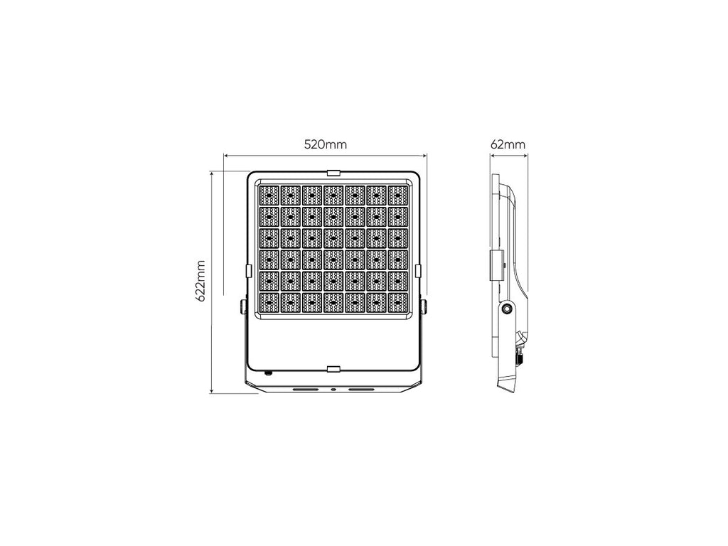 FLOODLIGHT 4000K 600W 84000lm T2 IP66 PRIME