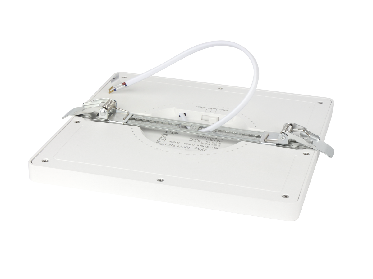 Downlight EASY FIX PRO 3CCT(3K/4K/5K) 18W 1800lm vierkant IP20 Wit LITE