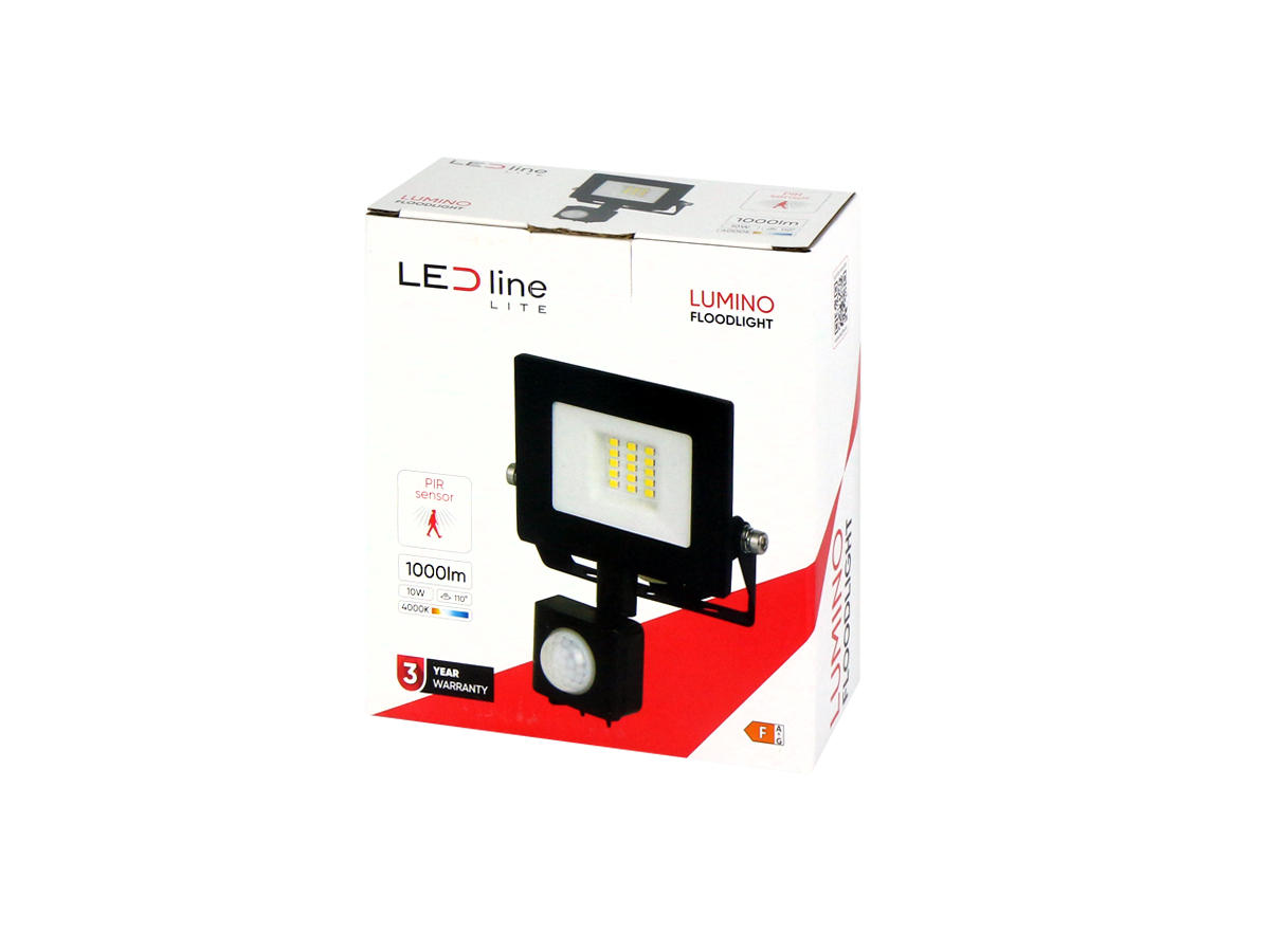 LED line LUMINO 4000K 10W 1000lm 120° IP44 LITE bewegingssensor