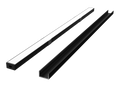Zwart aluminium oppervlak profiel 2m - PRIME set
