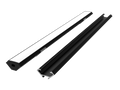Aluminium hoekprofiel zwart 3m - PRIME set