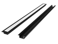 Inbouw aluminium profiel zwart 2m - PRIME set