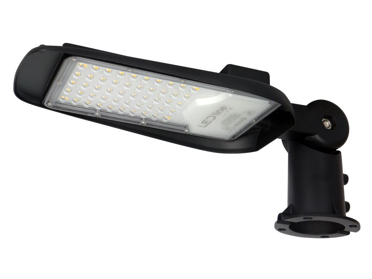 Wegverlichting Armatuur STREETLITE 4000K 50W 5000lm IP65 zwart LITE