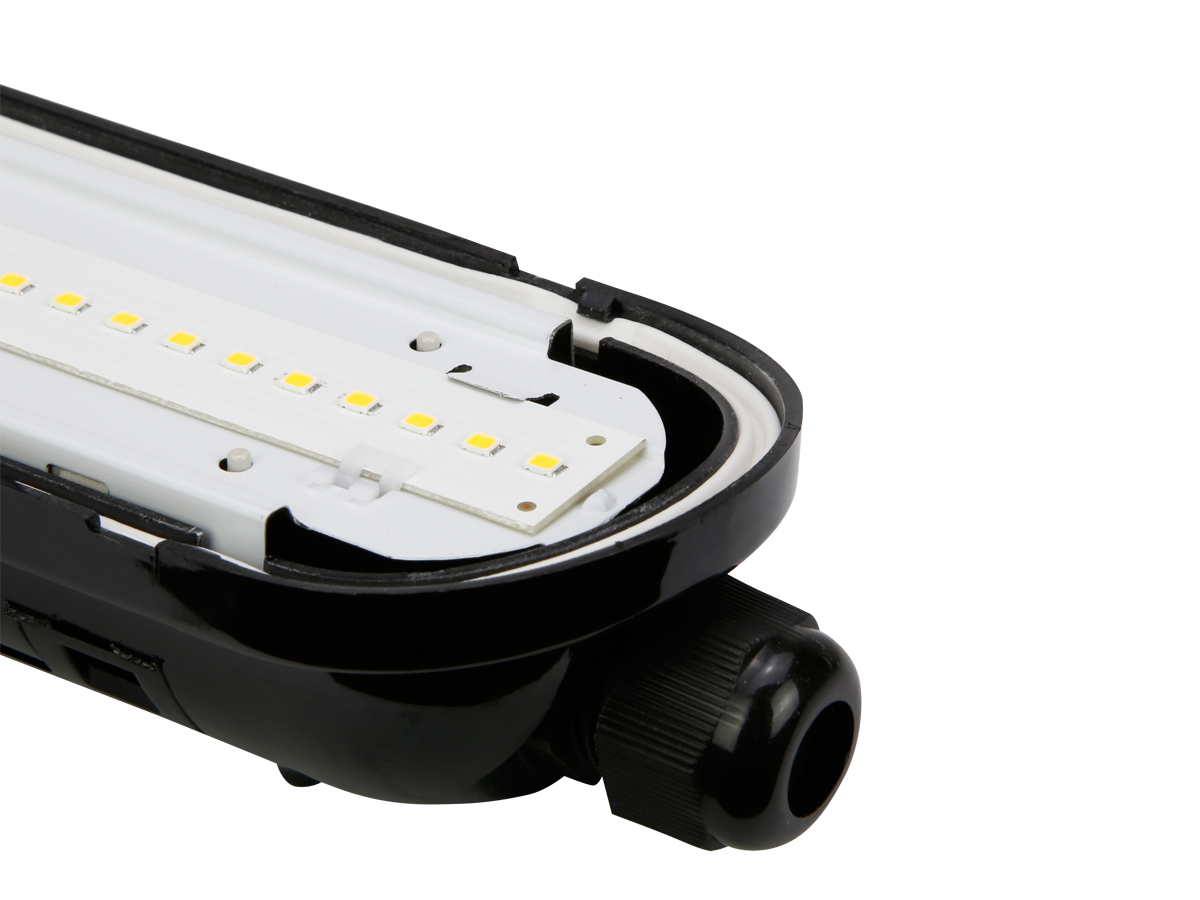Hermetische armatuur LINKER 4000K 40W 6000lm IP65 120cm zwart PRIME
