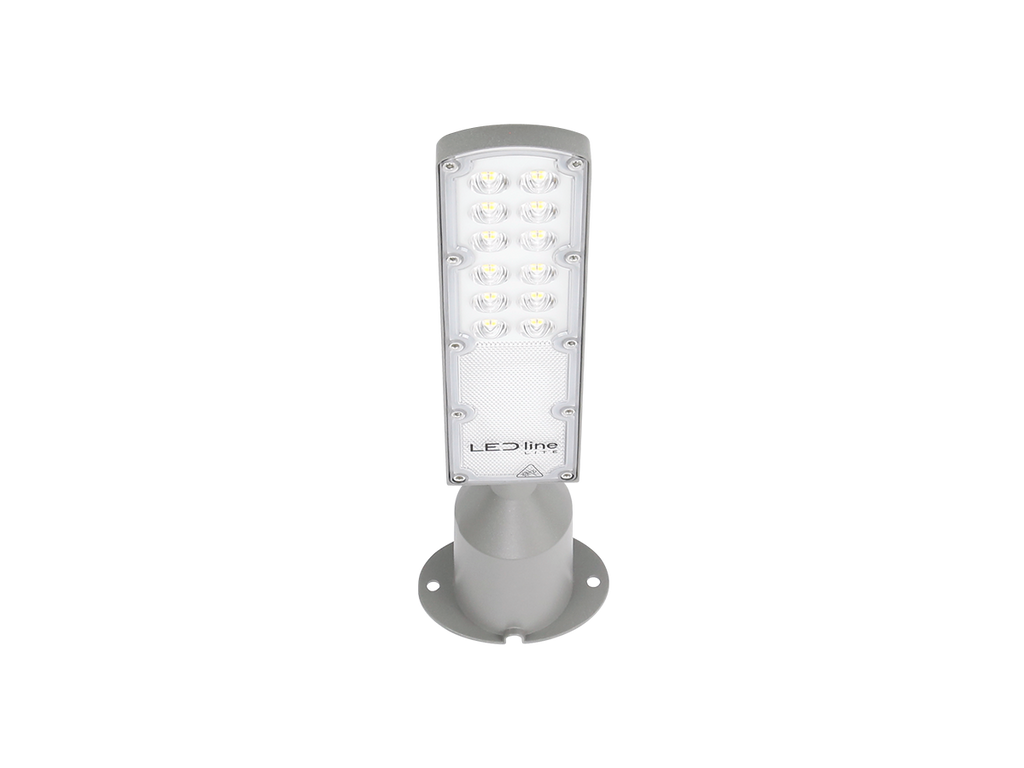 Wegverlichting Armatuur FLAMINGO 4000K 30W 3000lm IP65 grijs LITE