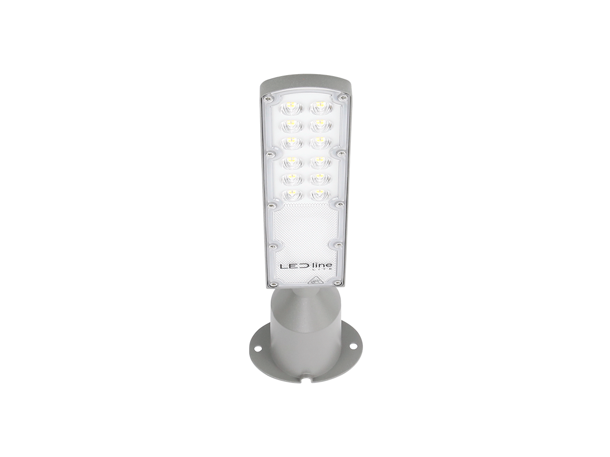 Wegverlichting Armatuur FLAMINGO 4000K 30W 3000lm IP65 grijs LITE
