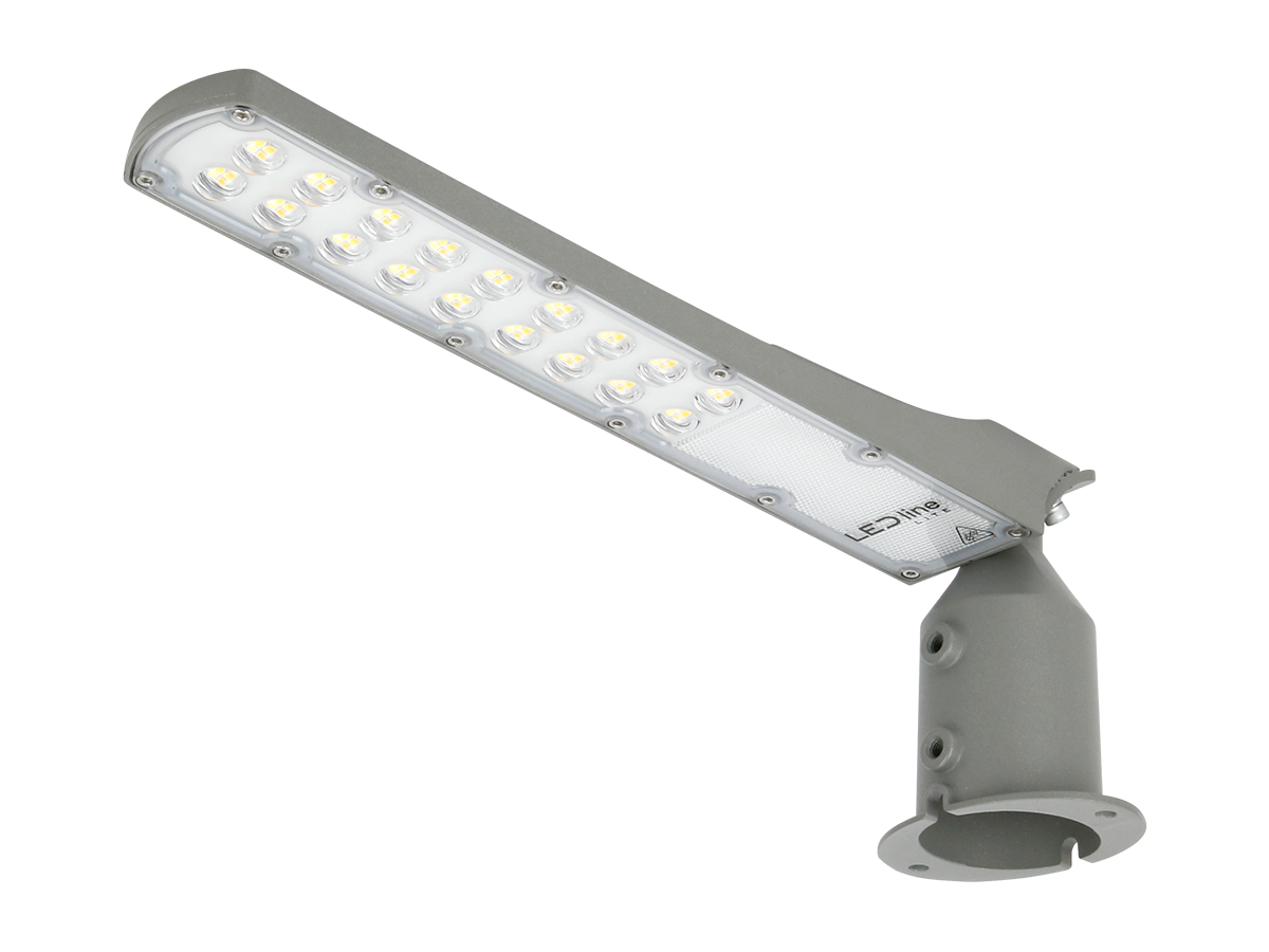 Wegverlichting Armatuur FLAMINGO 4000K 50W 5000lm IP65 grijs LITE