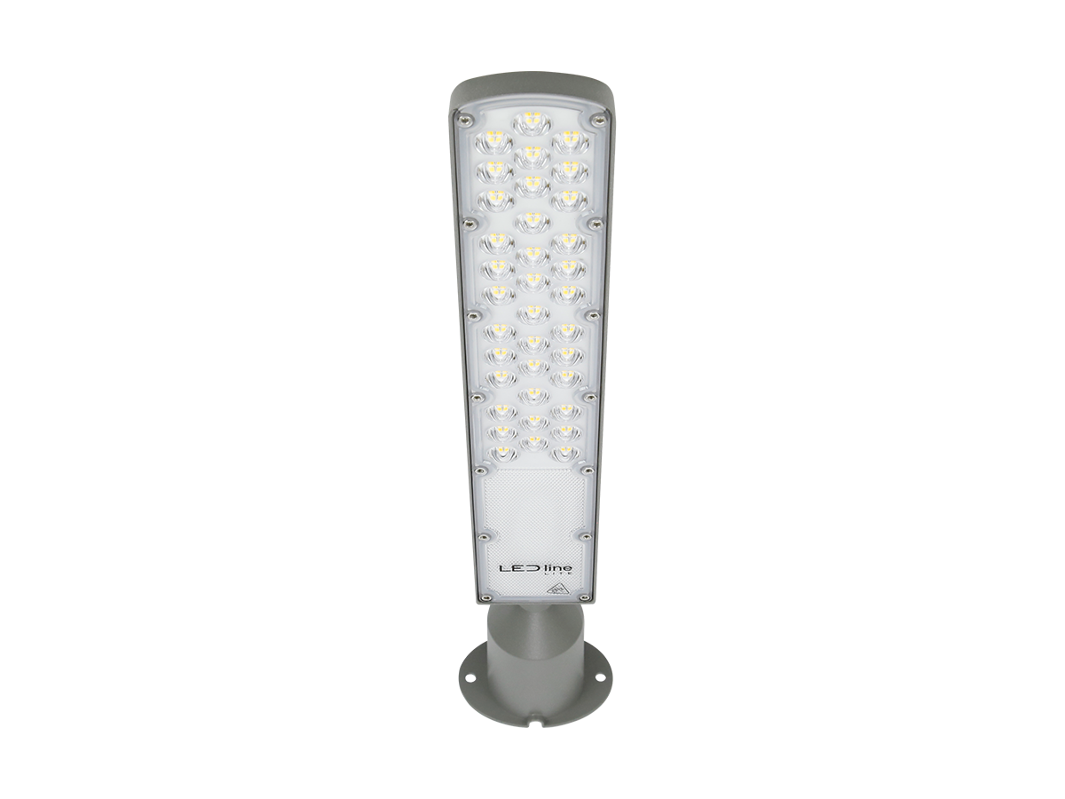 Wegverlichting Armatuur FLAMINGO 4000K 100W 10000lm IP65 grijs LITE