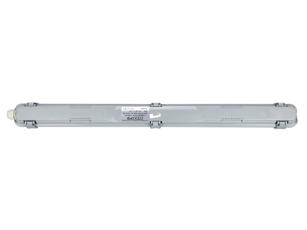 Hermetische armatuur VANTA 1xT8 LED IP65 60cm grijs ABS/PS LITE