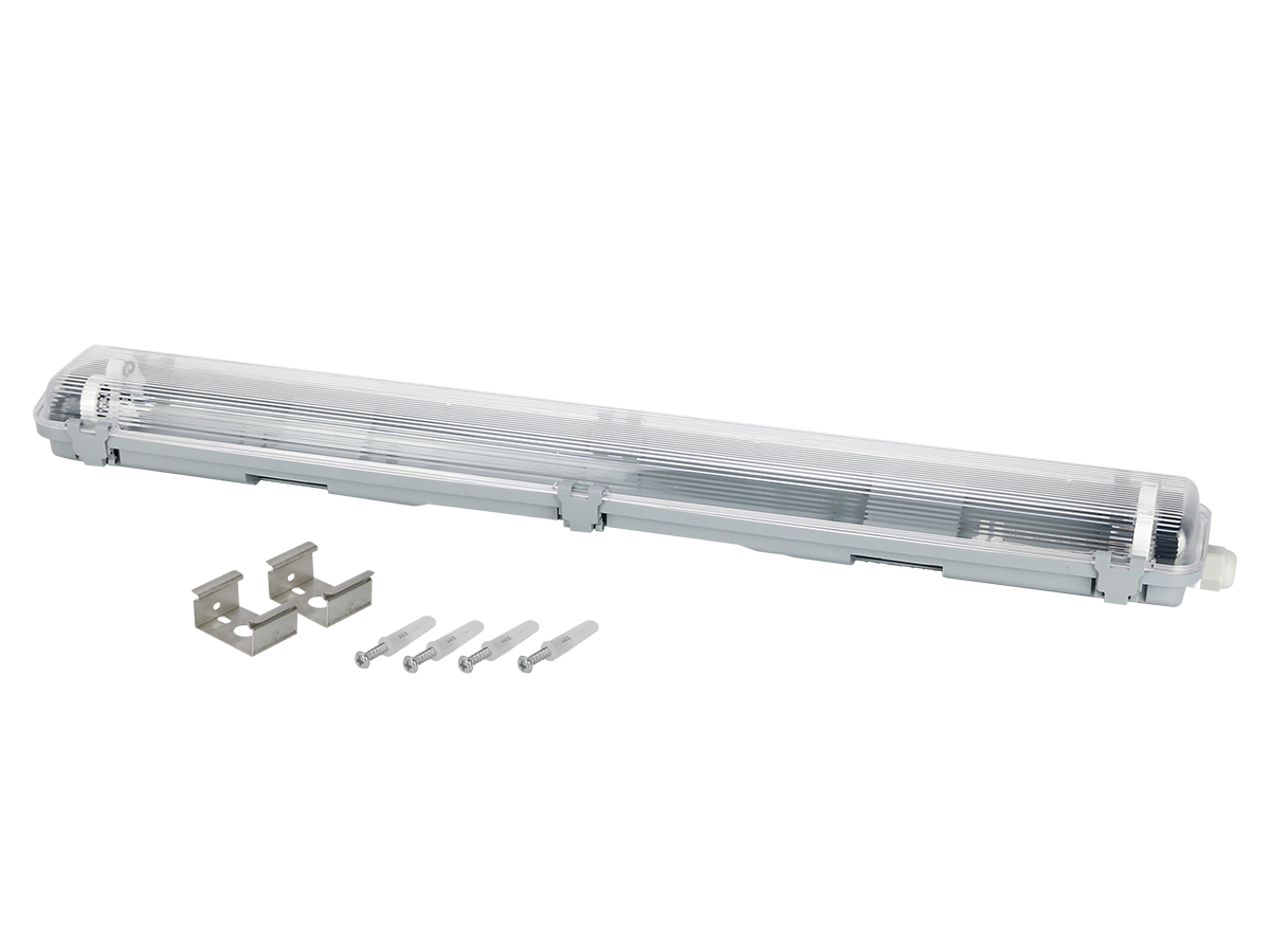 Hermetische armatuur VANTA 2xT8 LED IP65 60cm grijs ABS/PS LITE