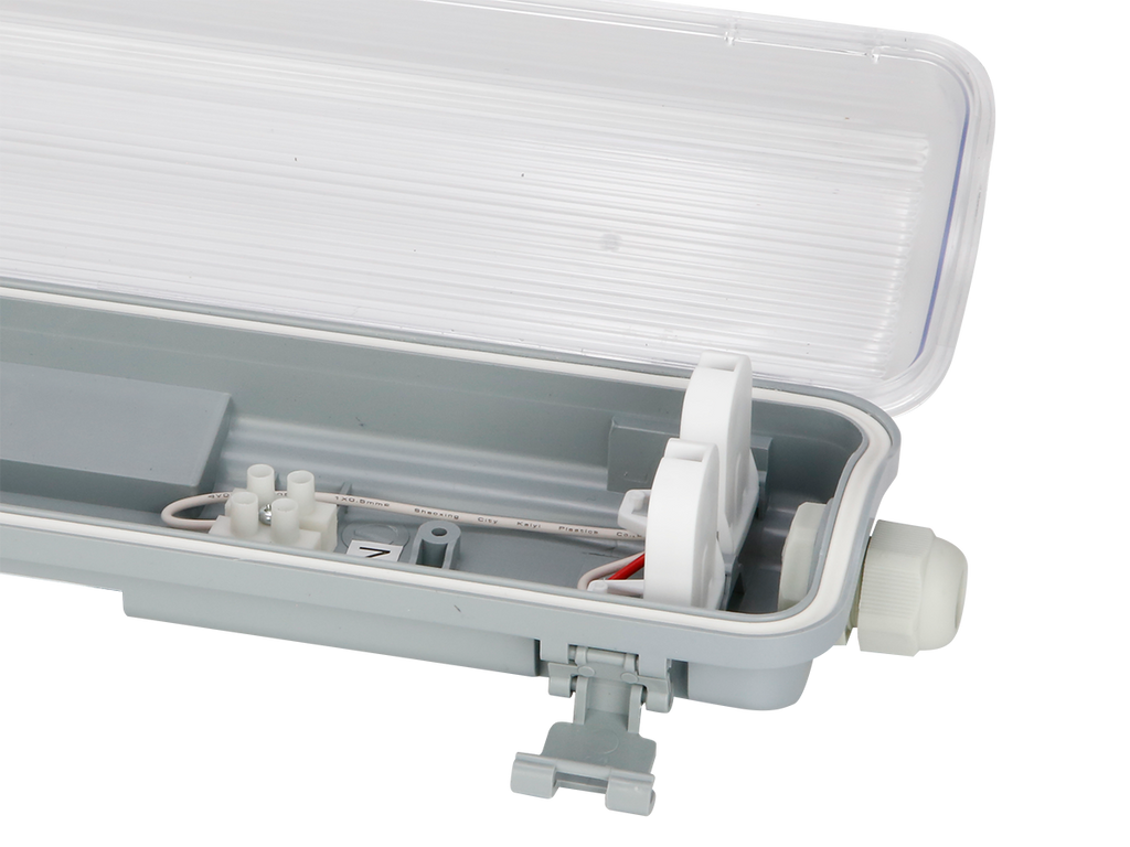 Hermetische armatuur VANTA 2xT8 LED IP65 120cm grijs ABS/PS LITE