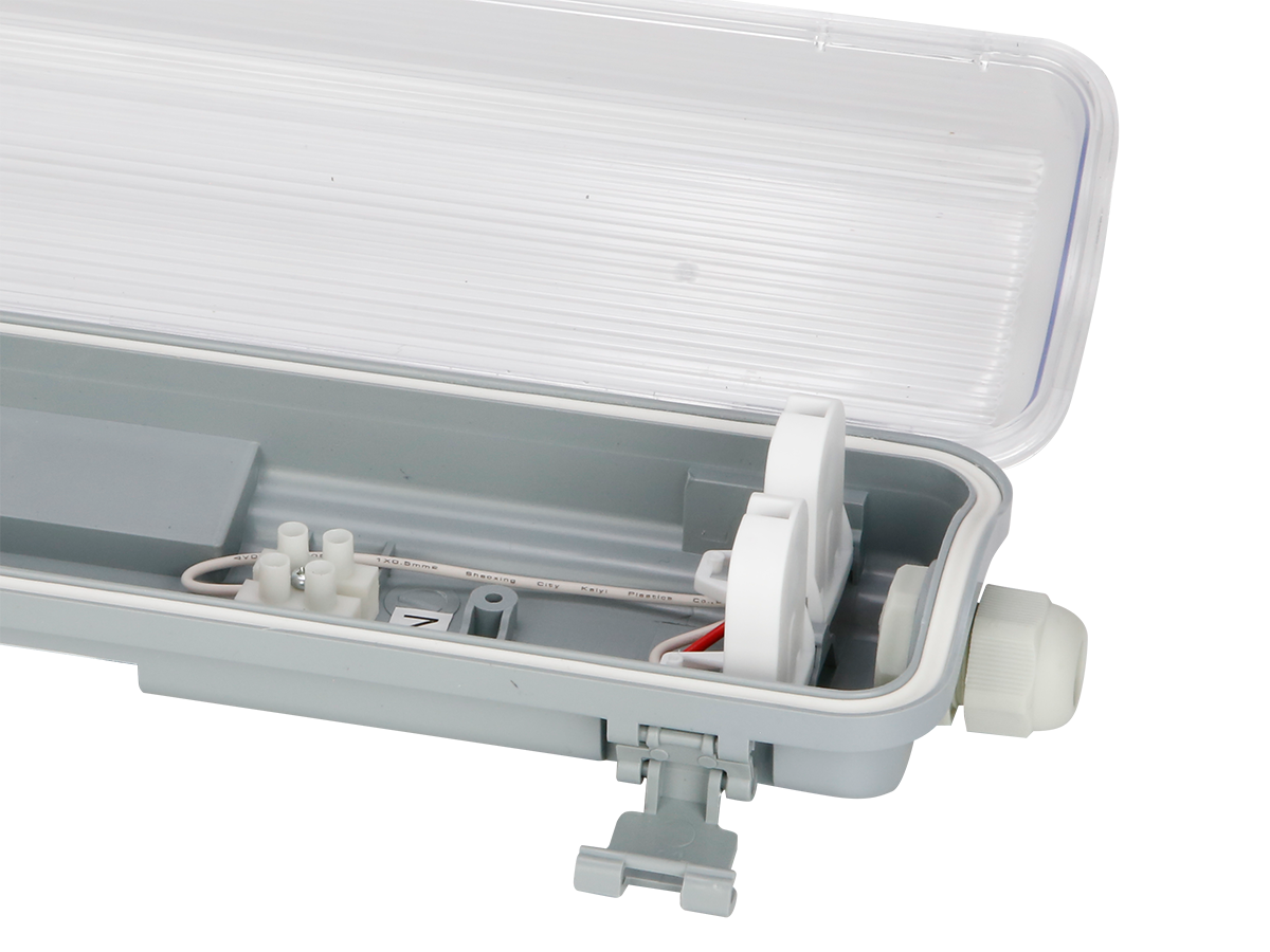 Hermetische armatuur VANTA 2xT8 LED IP65 120cm grijs ABS/PS LITE