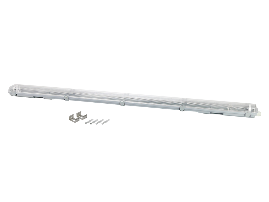 Hermetische armatuur VANTA 2xT8 LED IP65 120cm grijs ABS/PS LITE