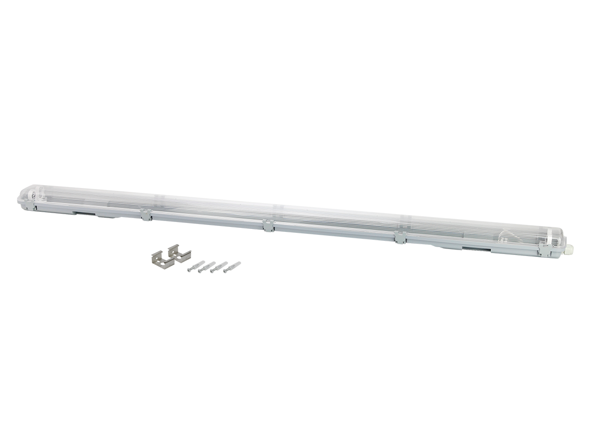 Hermetische armatuur VANTA 2xT8 LED IP65 120cm grijs ABS/PS LITE