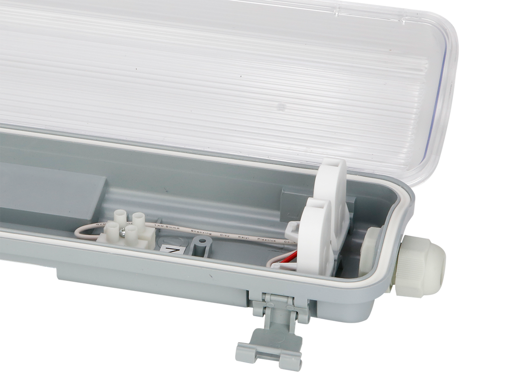 Hermetische armatuur VANTA 2xT8 LED IP65 150cm grijs ABS/PS LITE