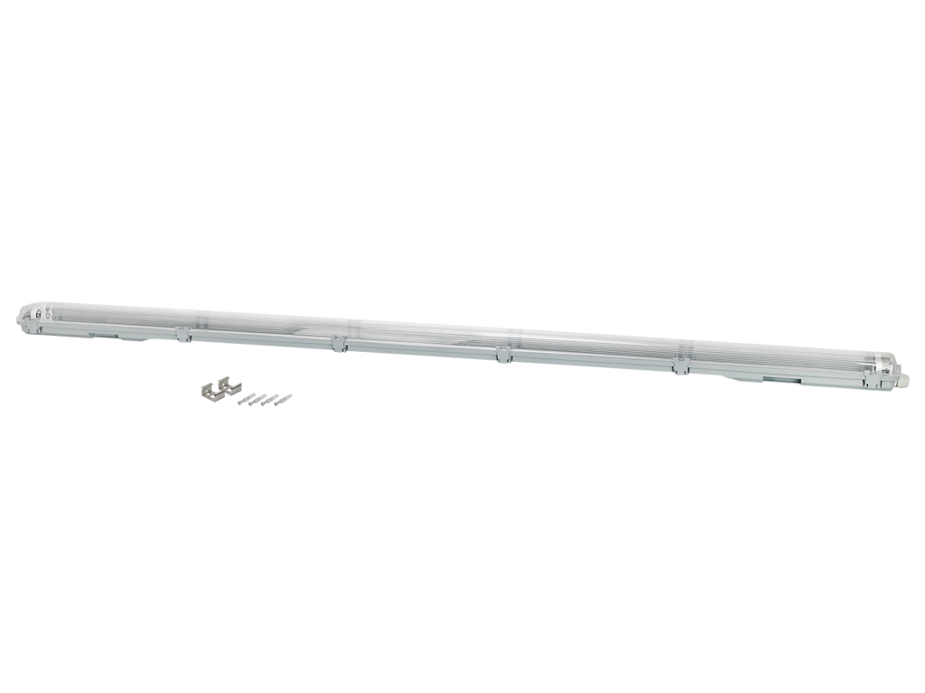 Hermetische armatuur VANTA 2xT8 LED IP65 150cm grijs ABS/PS LITE