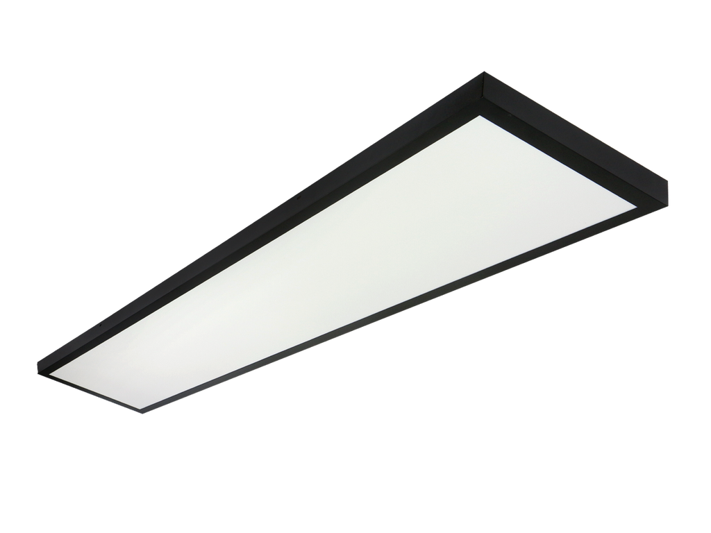 Backlit Paneel 2in1 4000K 40W 4000lm IP20 30x120cm zwart Oppervlak/Inbouw LITE