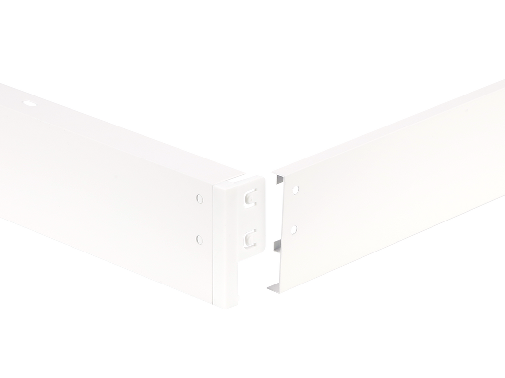 Montagerand voor panelen 30x120 H62mm wit opvouwbaar LITE
