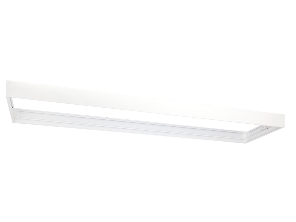 Montagerand voor panelen 30x120 H62mm wit opvouwbaar LITE