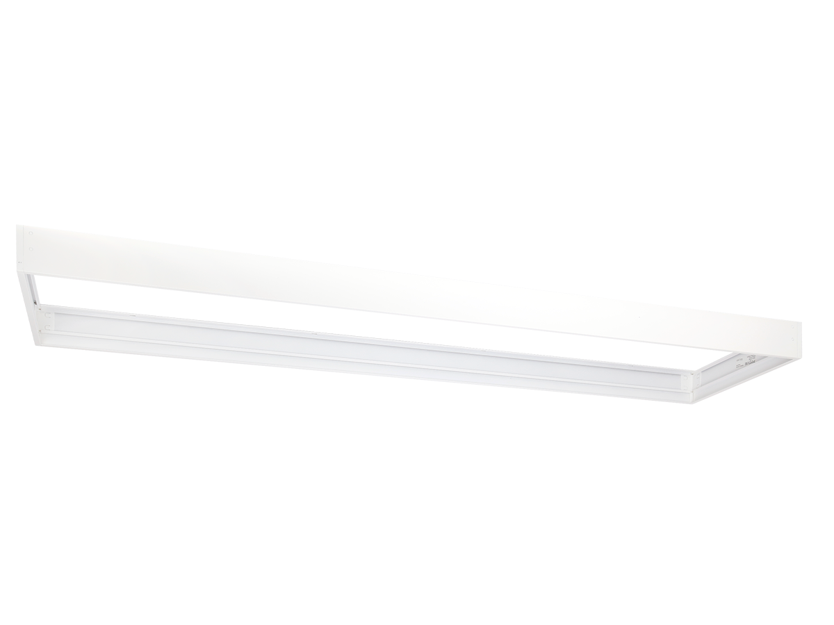 Montagerand voor panelen 30x120 H62mm wit opvouwbaar LITE