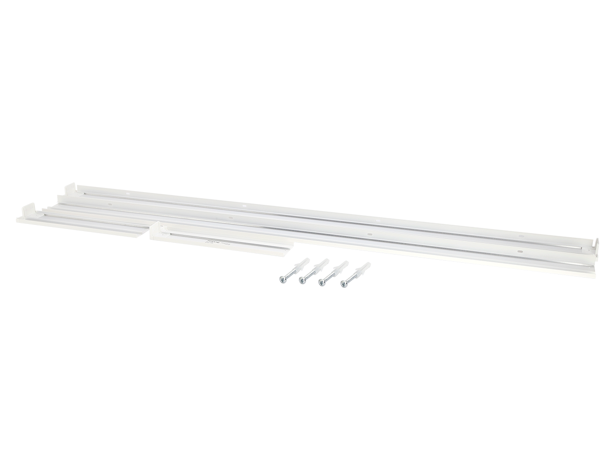 Montagerand voor panelen 30x120 H62mm wit opvouwbaar LITE