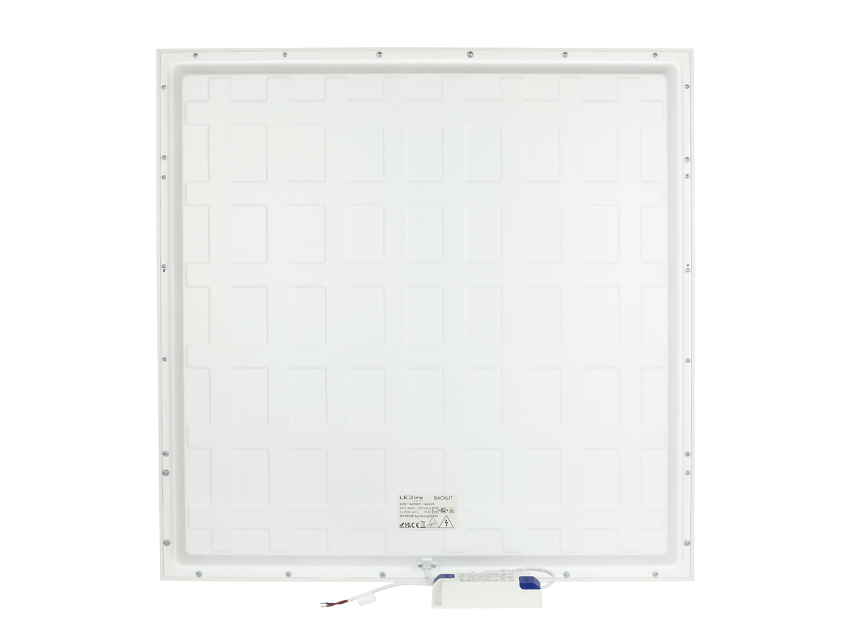 Backlit Paneel 4000K 25W 4000lm IP20 60x60cm wit PRIME DALI