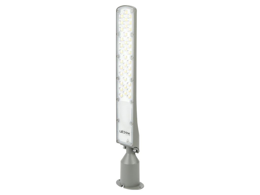 Wegverlichting Armatuur FLAMINGO 4000K 100W 10000lm IP65 grijs LITE schemeringssensor