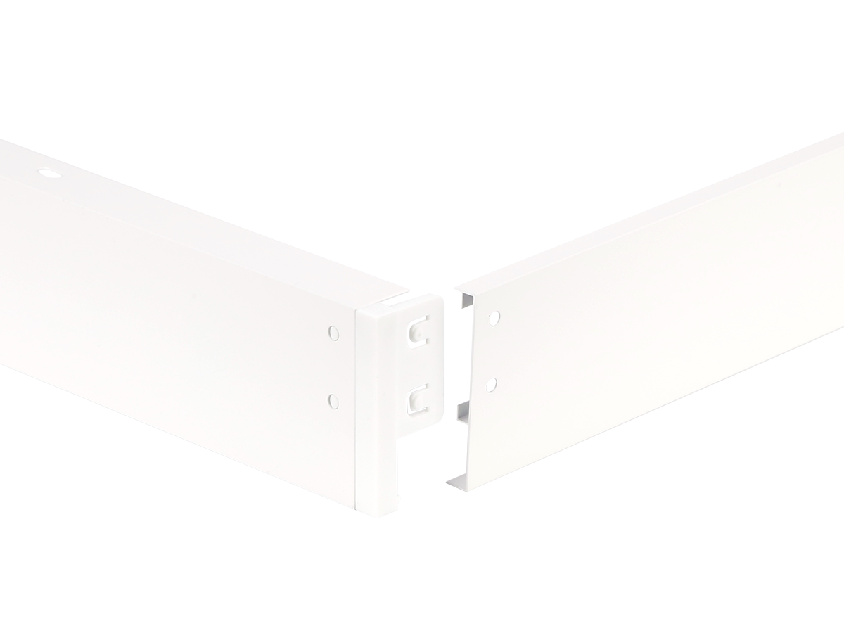 Montagerand voor panelen 60x60 H62mm wit opvouwbaar LITE