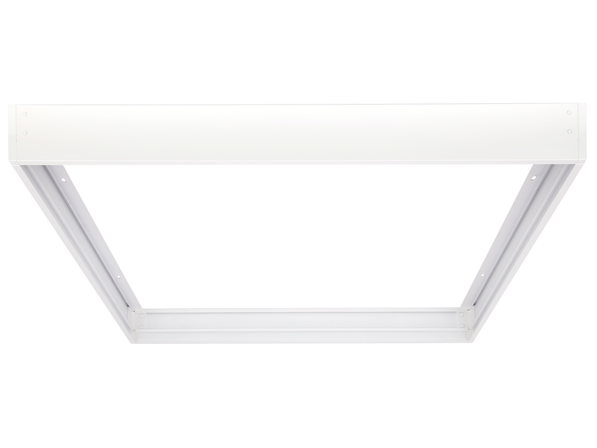Montagerand voor panelen 60x60 H62mm wit opvouwbaar LITE