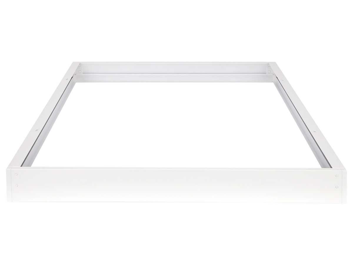 Montagerand voor panelen 60x60 H62mm wit opvouwbaar LITE