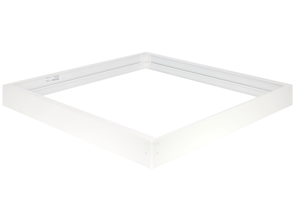 Montagerand voor panelen 60x60 H62mm wit opvouwbaar LITE