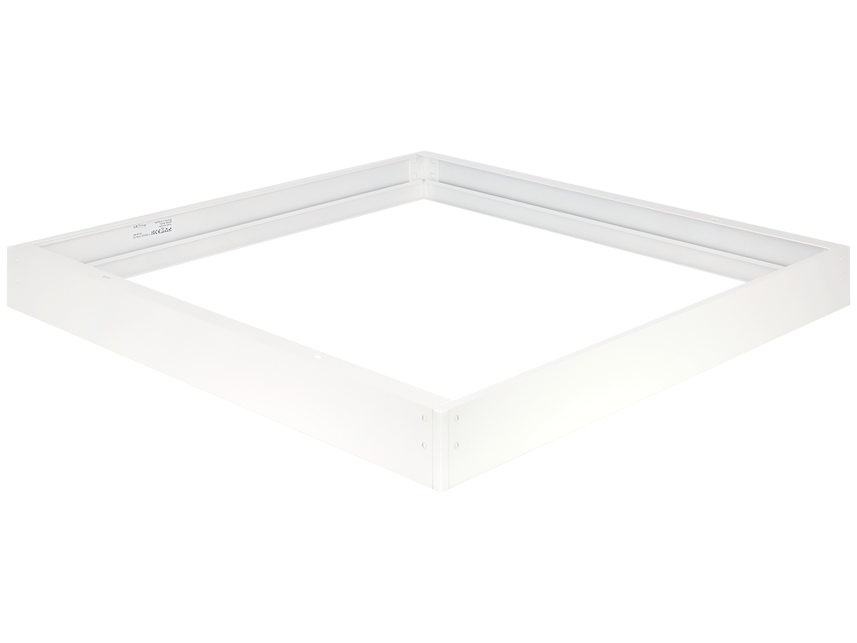Montagerand voor panelen 60x60 H62mm wit opvouwbaar LITE