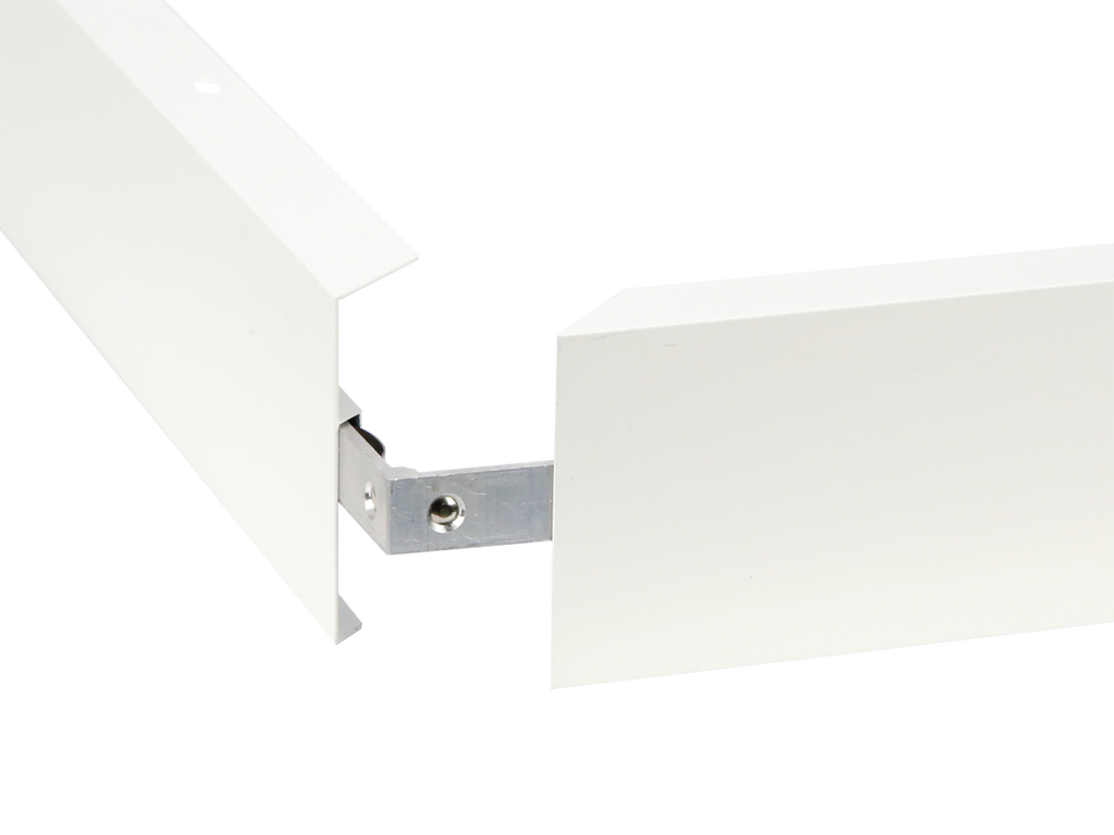 Montagerail voor panelen 60x60 H70mm wit Easy Slide PRIME