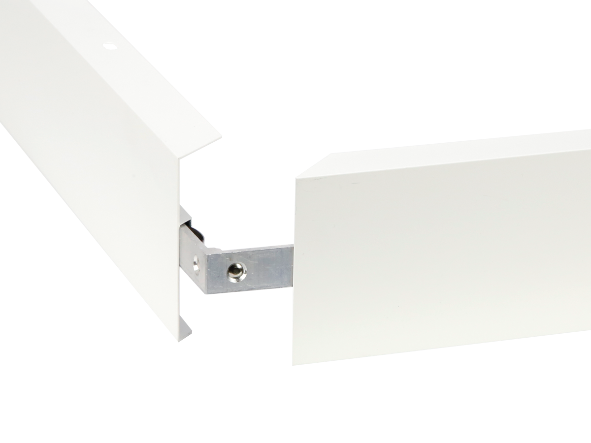 Montagerail voor panelen 60x60 H70mm wit Easy Slide PRIME