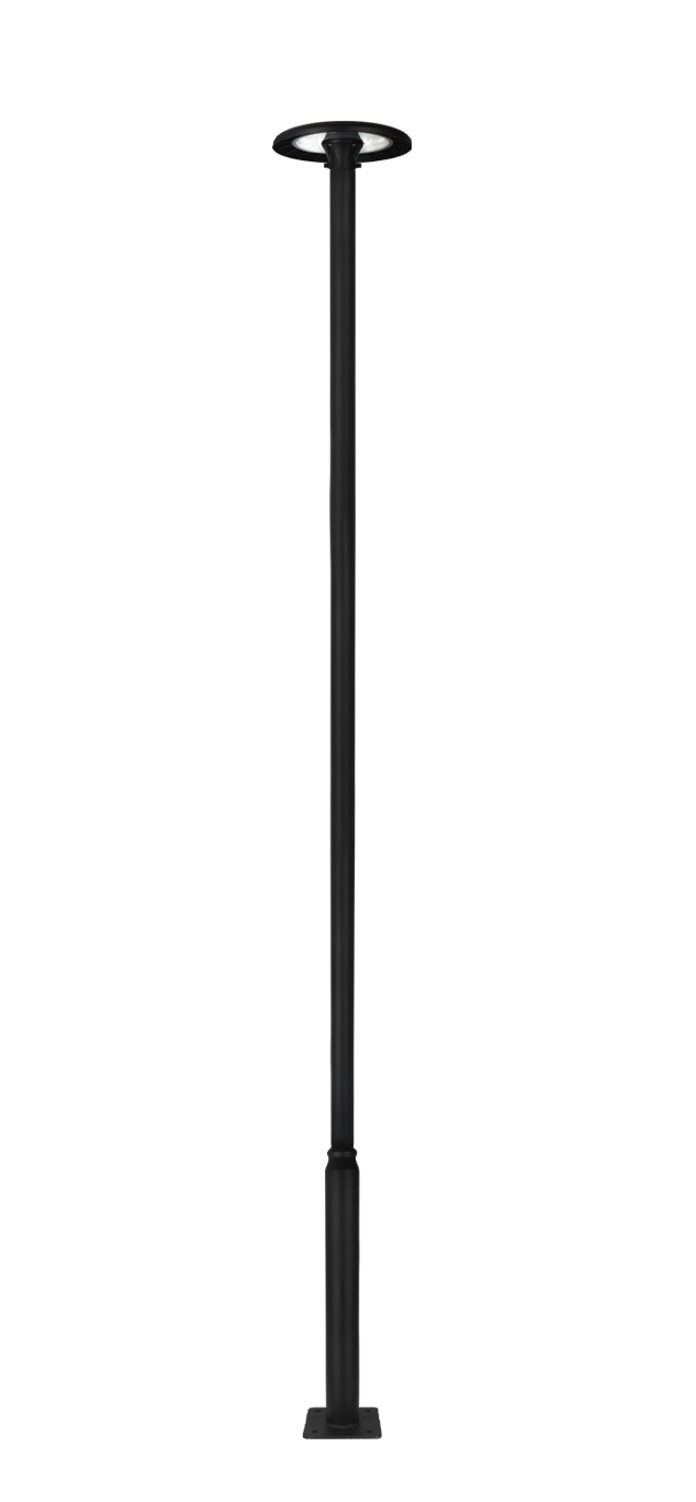 Opvouwbare lichtmast 5m zwart PRIME