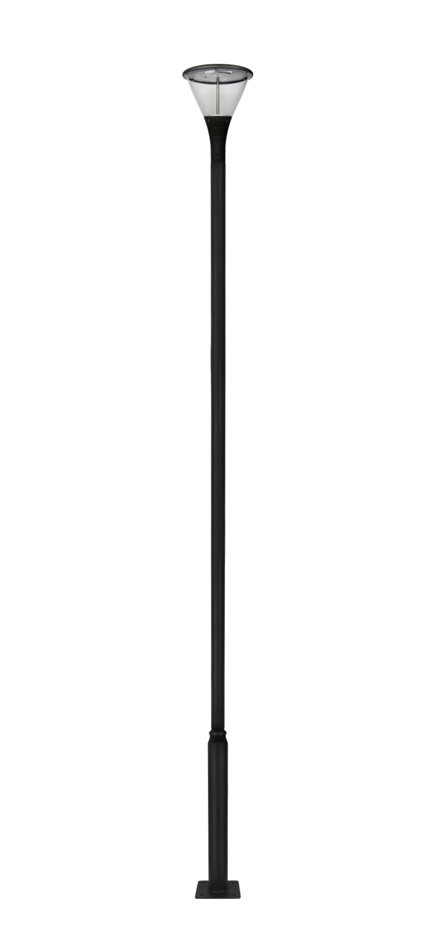Opvouwbare lichtmast 5m zwart PRIME