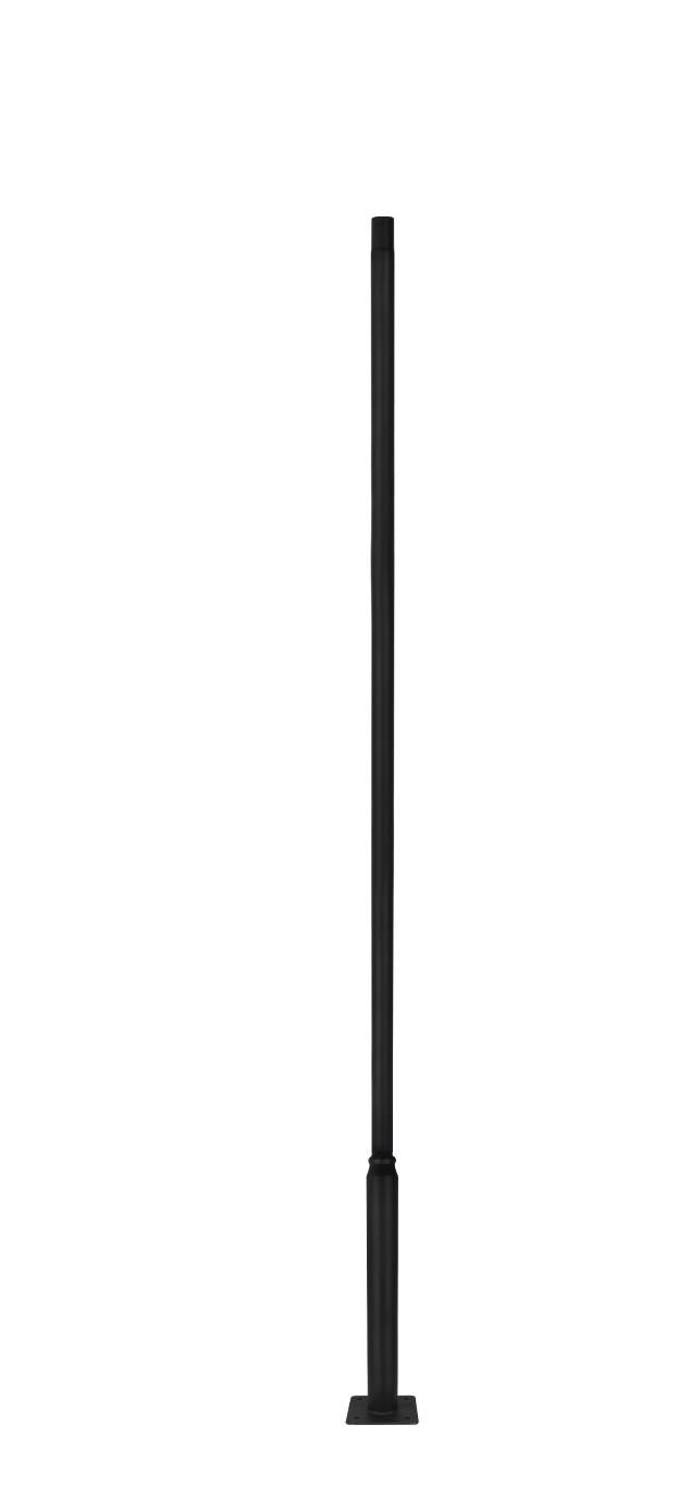 Opvouwbare lichtmast 5m zwart PRIME