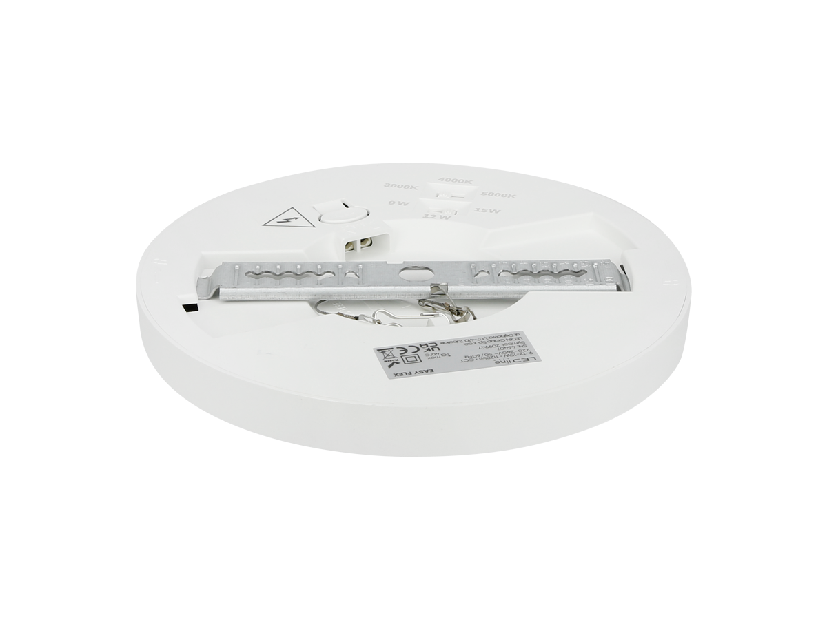 Downlight EASY FLEX 3CCT(3K/4K/5K) 9/12/15W 1120lm rond IP20 Wit LITE