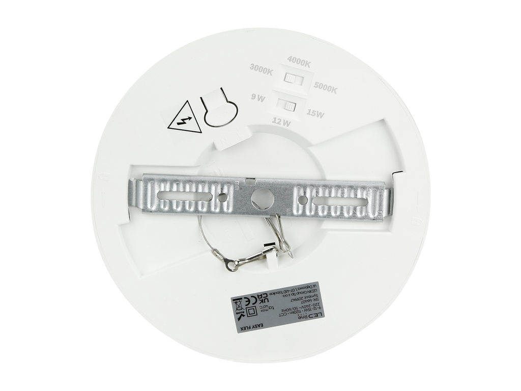 Downlight EASY FLEX 3CCT(3K/4K/5K) 9/12/15W 1120lm rond IP20 Wit LITE